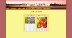 Desktop Screenshot of calendar.new-ecopsychology.org