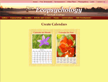 Tablet Screenshot of calendar.new-ecopsychology.org
